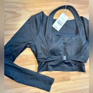 Sexy Halara Athletic Spandex Croptop